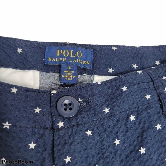 POLO Ralph Lauren Cotton Seersuckers Shorts SIZE 14‎ - Picture 7 of 11